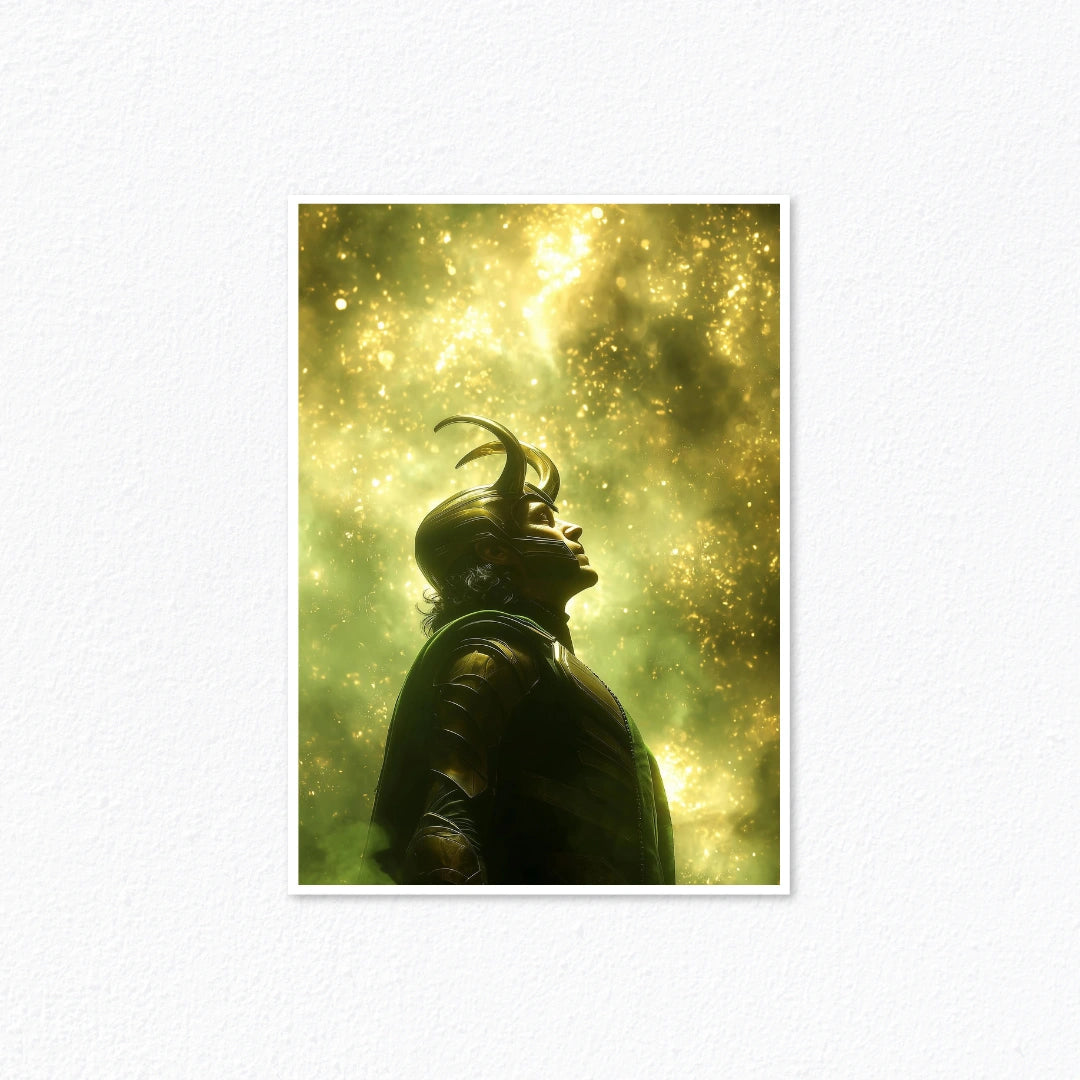 Loki Season 2 – God of Mischief Celestial Cosmic Aura Poster Cladure
